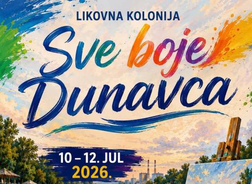 Likovna kolonija „Sve boje Dunava 2026“ od 10. do 12. jula u Kostolcu