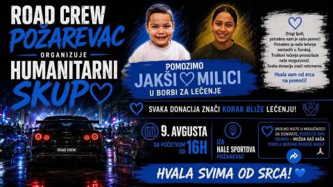 Humanitarni skup u Požarevcu za Jakšu i Milicu
