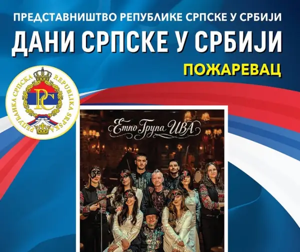 „Dani Srpske u Srbiji“: Etno grupa „Iva“ stiže u Požarevac