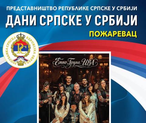 „Dani Srpske u Srbiji“: Etno grupa „Iva“ stiže u Požarevac