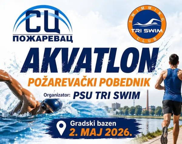 U Požarevcu prvi akvatlon „Požarevački pobednik“