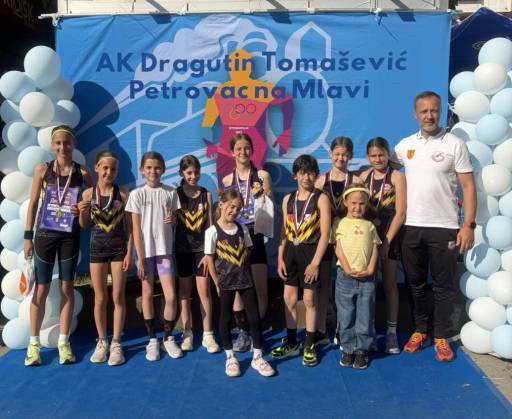 Mladi atletičari AK Požarevac osvojili brojne medalje 