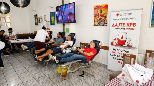 Akcija davanja krvi deo pratećeg programa LjKI