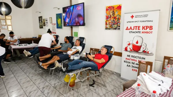 Akcija davanja krvi deo pratećeg programa LjKI