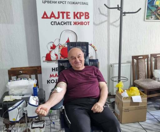 Humanost koja traje: Boban Kuzmanović krv dao 105 puta