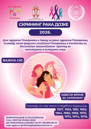 Besplatni pregledi dojke u Požarevcu: Poziv ženama da se odazovu skriningu