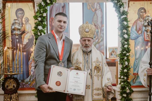 Gradu Požarevcu dodeljen Orden Svetog apostola i jevanđeliste Luke prvog reda