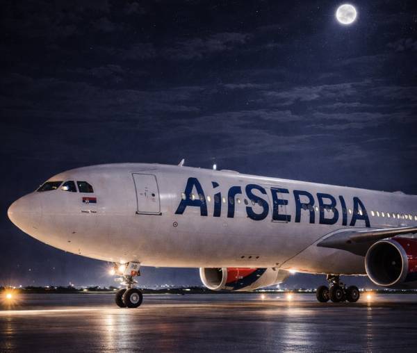 Avion Er Srbije sa putnicima iz Dubaija sleteo na aerodrom „Nikola Tesla“