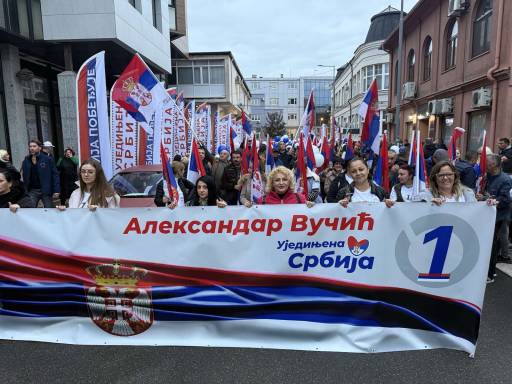 U Požarevcu održana šetnja podrške izbornoj listi “Aleksandar Vučić - Ujedinjena Srbija”