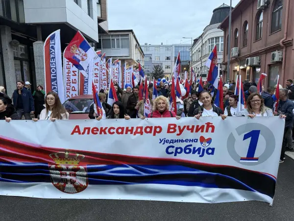 U Požarevcu održana šetnja podrške izbornoj listi “Aleksandar Vučić - Ujedinjena Srbija”