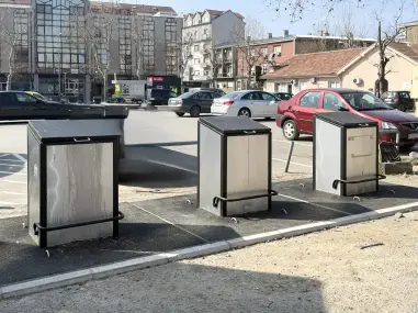 Kod zelene pijace „Krug“ postavljeni podzemni kontejneri