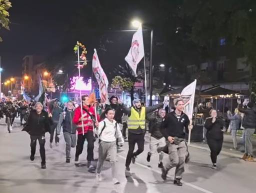 Posle dočeka u Požarevcu, studenti nastavljaju pešačenje ka Smederevu