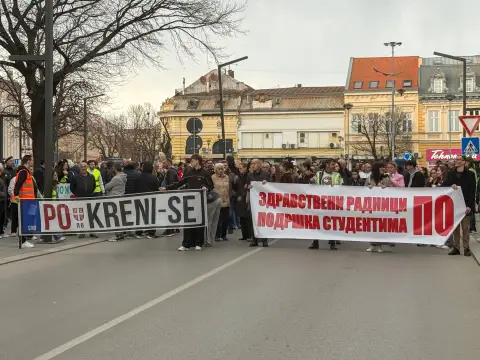 Studenti u Požarevcu obeležili godinu dana od početka protesta