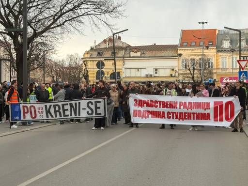 Studenti u Požarevcu obeležili godinu dana od početka protesta