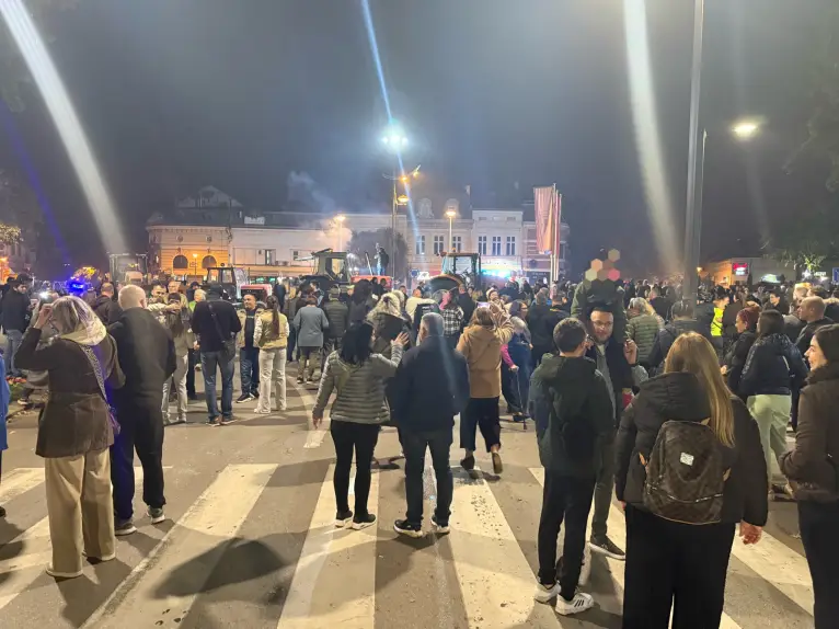 Okupljanje u Požarevcu povodom izbornog rezultata Studentske liste