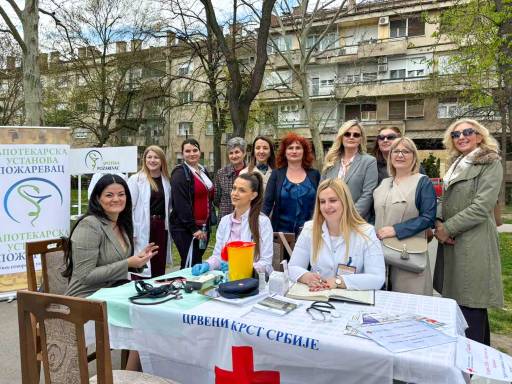Požarevac obeležio Dan zdravlja: građani na besplatnim pregledima u parku i MZ "Bulevar"