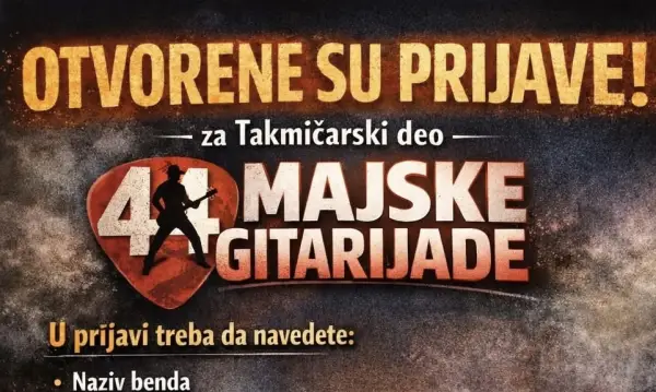 Otvorene prijave za 44. Majsku gitarijadu u Požarevcu