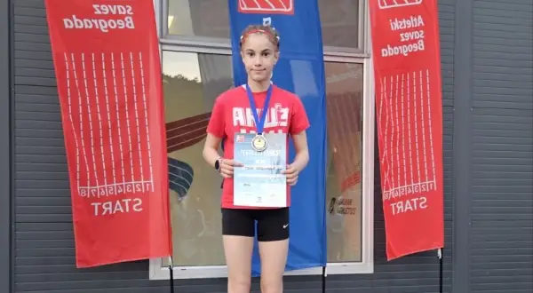 Tara Jaćimović zablistala u Beogradu: Nova medalja za mladu atletičarku iz Požarevca