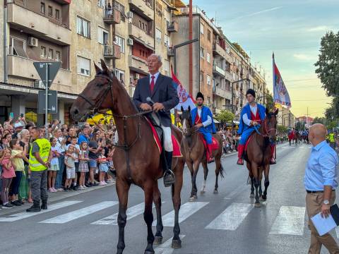Defile u centru Požarevca označio početak 63. Ljubičevskih konjičkih igara