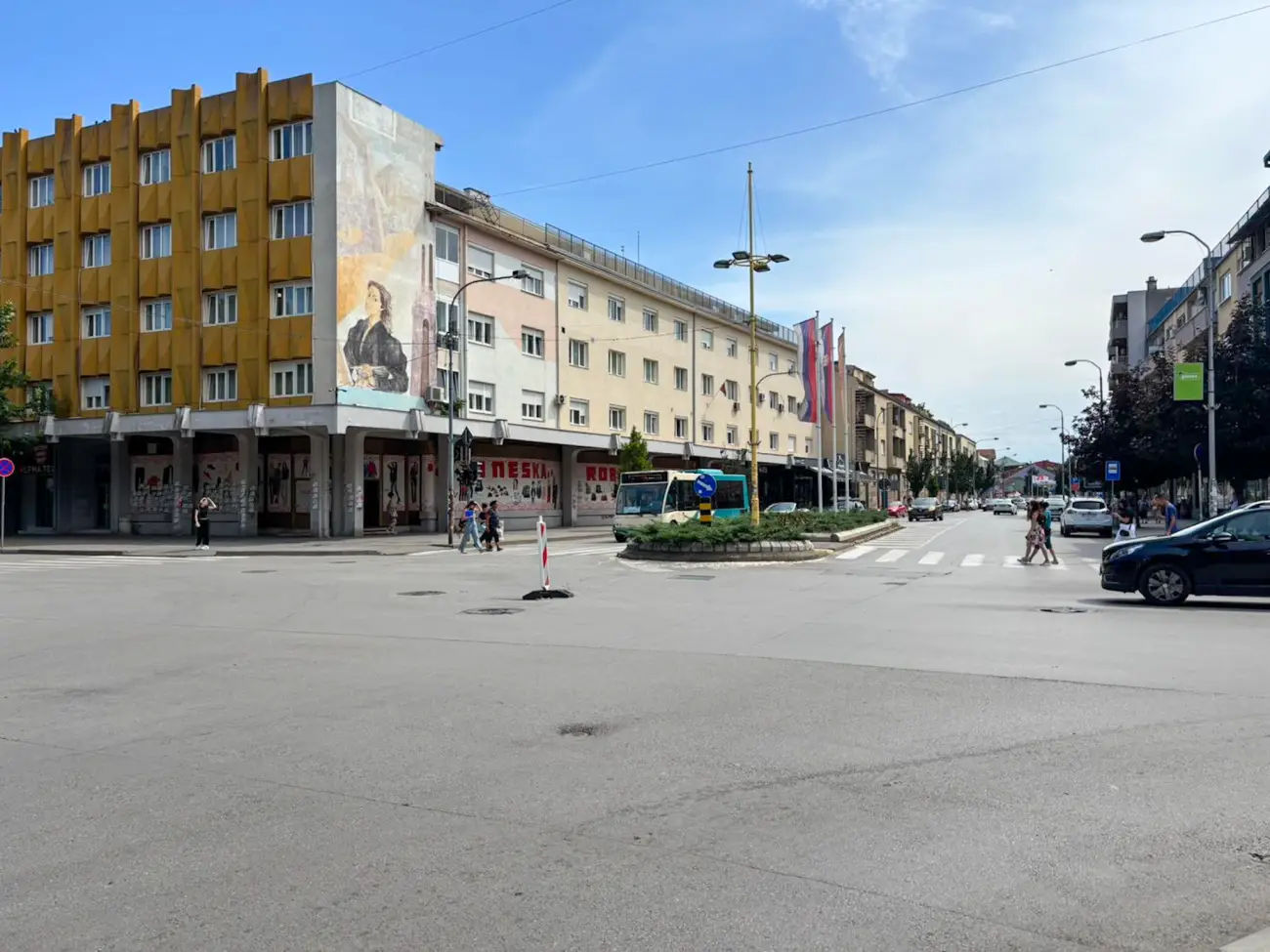 Raskrsnica, centar Požarevca, foto: Hit radio/I.B.