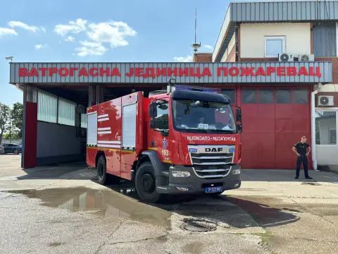 Novo vatrogasno vozilo stiglo u Požarevac