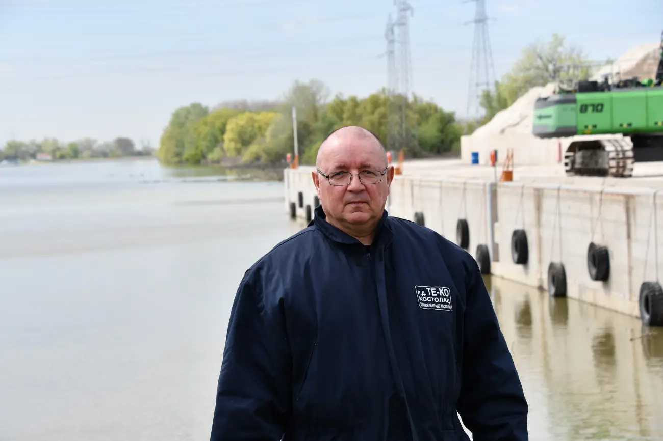 Vladimir Petrović, šef Službe za saobraćaj u Pristaništu „Kostolac